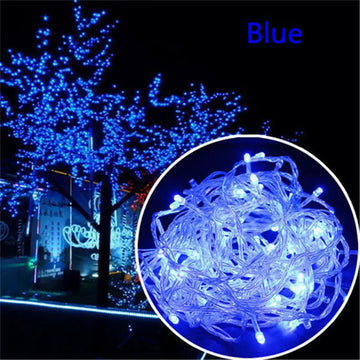 guirlande lumineuse led exterieur decoration noel arbre sapin blanc multicolore chaud epais