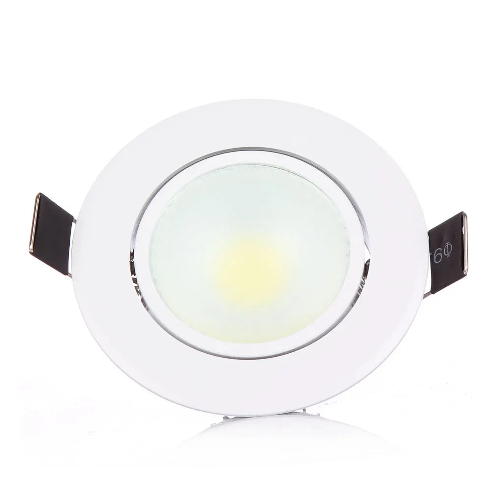 spot led blanc moderne 63 85mm transformateur clips 5w 10w dimmable non