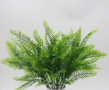 bouquet artificiel eucalyptus herbe verte mariage decoration table fleurs naturel