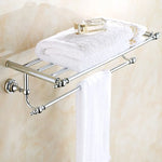 accessoires salle bain chrome classique porte serviettes anneau rangement toilette papier móc manteau support