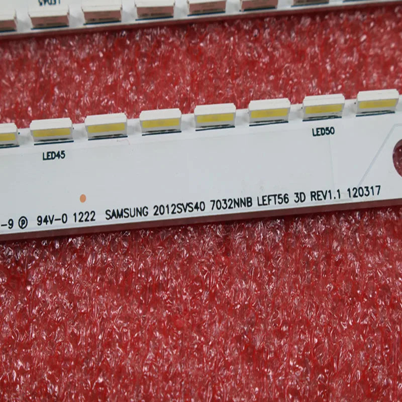 bande led backlight 500mm blanc 56led connecteurs aluminium tv moderne
