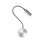 lampe flexible moderne argentée noir encastrable 3000K 6000K murale minimaliste