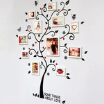 Sticker mural arbre photo PVC 3D multicolore