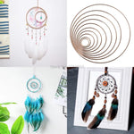 anneau métal or minimaliste cercle lisse moderne artisanal DIY accessoire ornement intérieur
