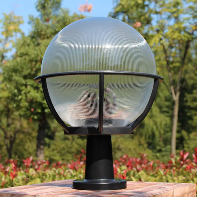 lampe solaire moderne transparente sans ampoule noire fixée murextérieur sans garantie