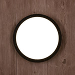 applique murale moderne aluminium noir entrée chambre coucher led étanche