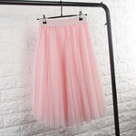 jupe tulle élastique classique femme rose gris noir vert bleu translucide junior printemps été