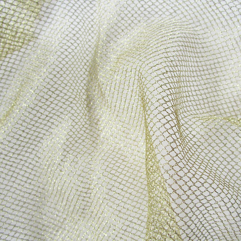tissu tulle vert gris noir moderne élégant non transparent 150cm largeur matériaux bricolage décoration