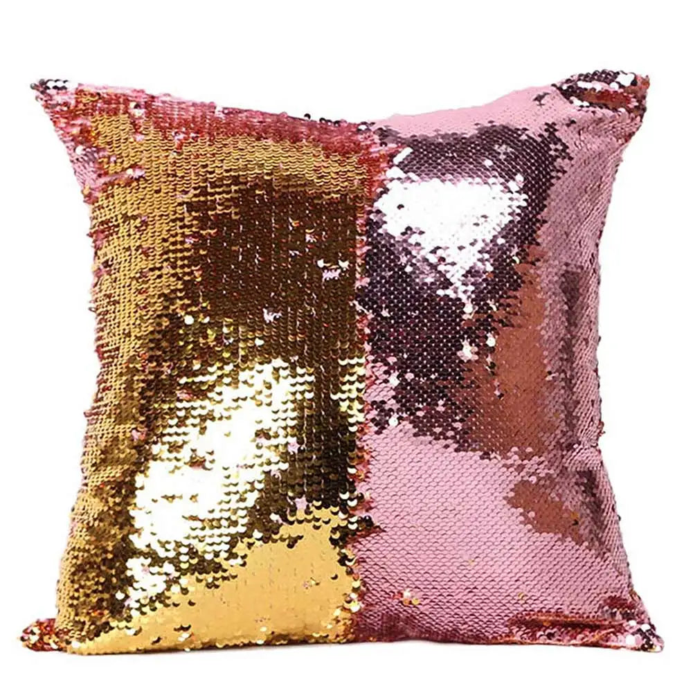 coussin moderne paillettes rose doré violet bleu noir blanc adultes lit siège