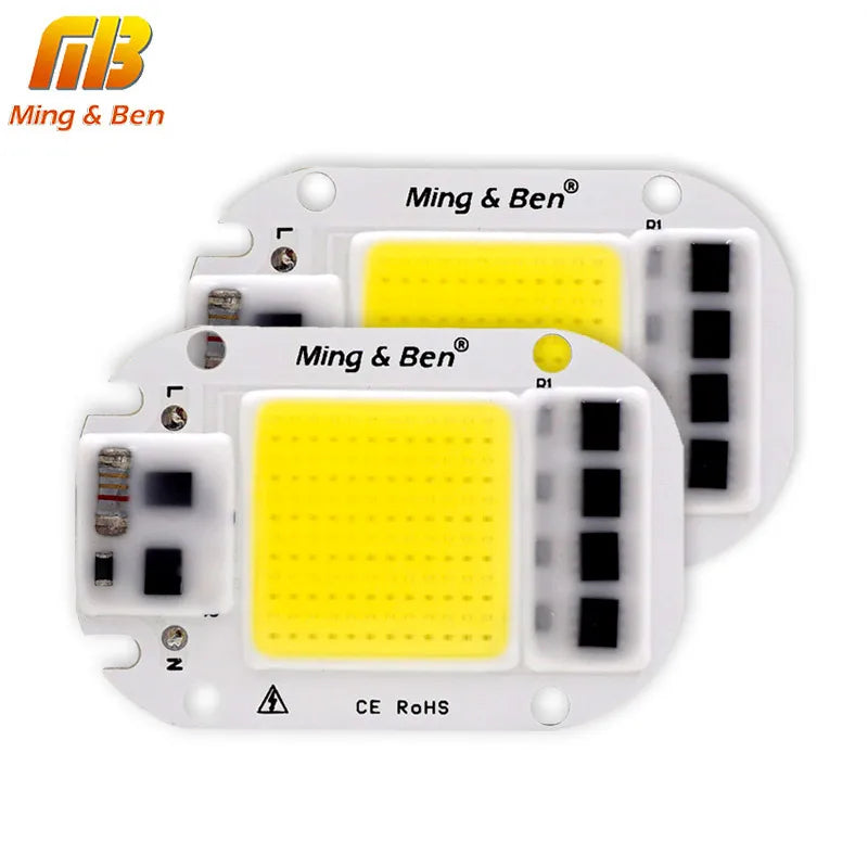puce led cob 20w 30w 50w blanc froid chaud diy électronique smart ic techno