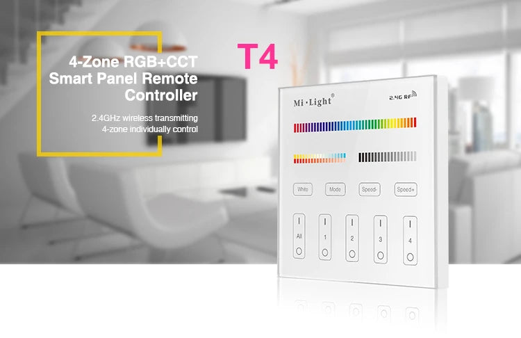 Spot LED moderne blanc récepteur contrôle étanche 6w 12w 15w wifi