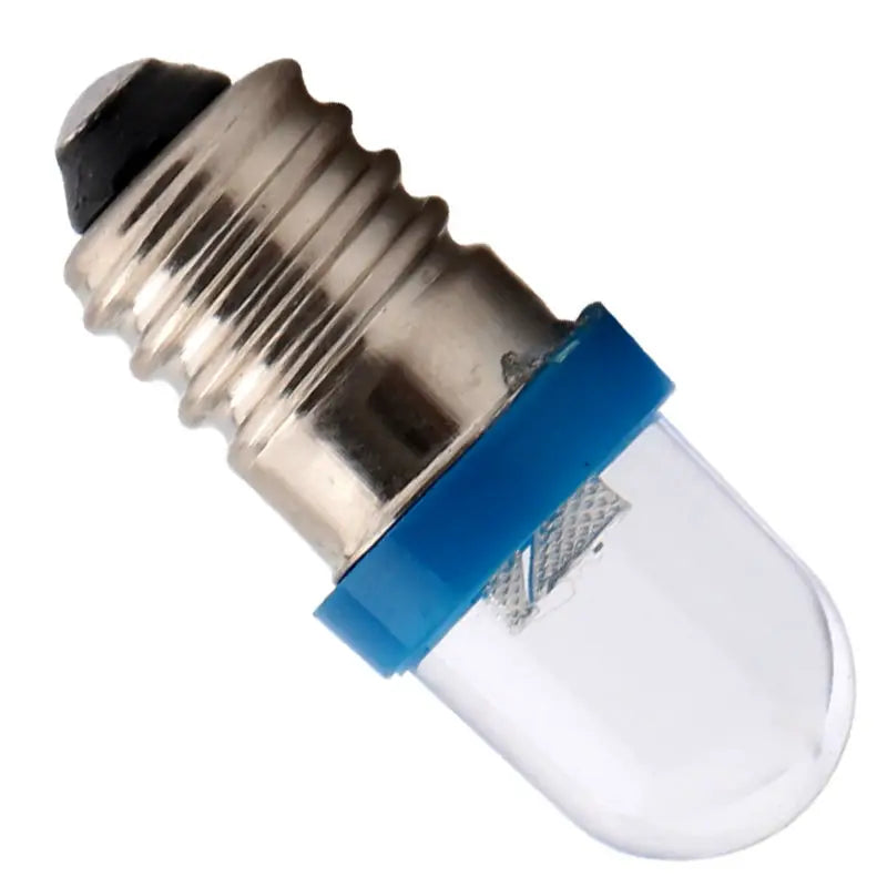 ampoule led e10 transparente rouge bleu 12v super lumineuse 30 lumens moderne compact 28x9mm
