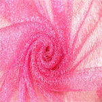 tulle polyester brillant translucide élégant or violet rose blanc marron vert matériaux bricolage décoration