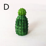 miniatures artificielles cactus plantes succulentes deco jardin bricolage ornement pot gravier blanc réaliste