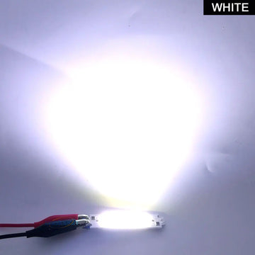 lampe led moderne 60mm blanc jaune orange vert opacité 12v 2w 5500k 7000k