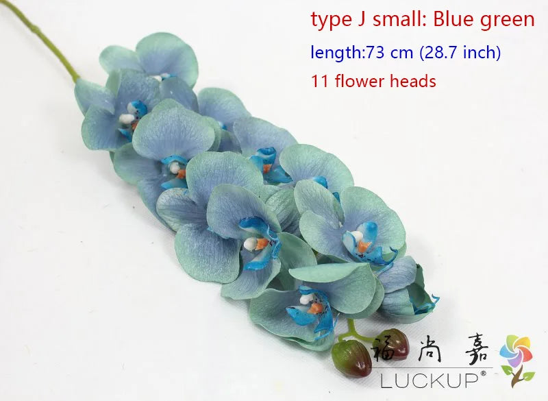 orchidée artificielle papillon fleur décorative réaliste latex maison mariage fête intérieur élégante