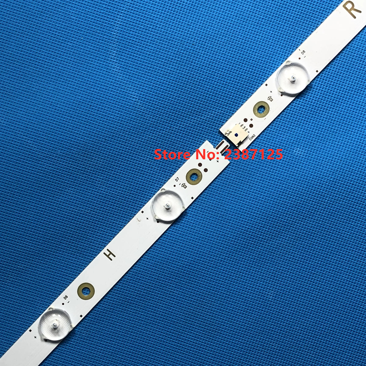 bandes rétroéclairage tv blanc moderne perforations circulaires led 55cm 220v abs