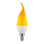 ampoule led effet flamme blanc orange moderne e14 e27 b22 5w modes scintillement décoration
