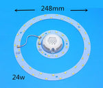 ampoule led plaque circulaire moderne blanc éclairage intérieur salon plafonnier points lumineux transformateur électrique