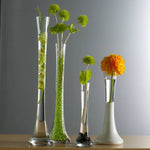 Vase haut en verre design pour salon