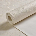papier peint floral beige gris chambre salon anti statique absorption son résistant humidité