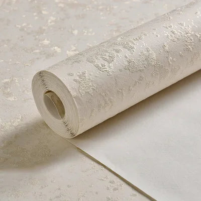 papier peint floral beige gris chambre salon anti statique absorption son résistant humidité
