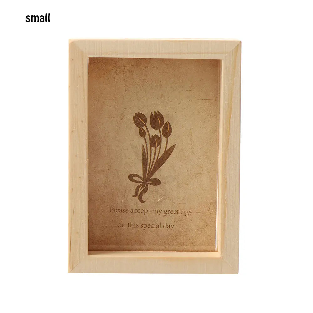 cadre photo bois gravé vélo oiseau fleur chats cœur rustique vintage farmhouse decoration