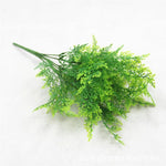 bouquet artificiel eucalyptus herbe verte mariage decoration table fleurs naturel