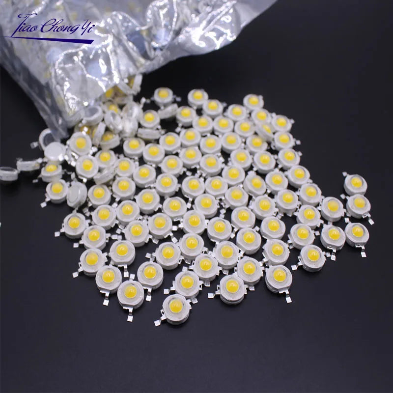 ampoules led diodes smd 1w 3w blanc blanc chaud 30mil 45mil modernes technologiques