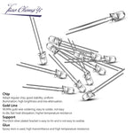 ampoules led 5mm violet jaune vert blanc rouge rose bleu transparentes standard 1000pcs