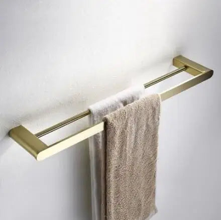 accessoires salle bain doré moderne étagère serviettes porte savon porte goblet porte serviettes téléphone