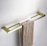 accessoires salle bain doré moderne étagère serviettes porte savon porte goblet porte serviettes téléphone