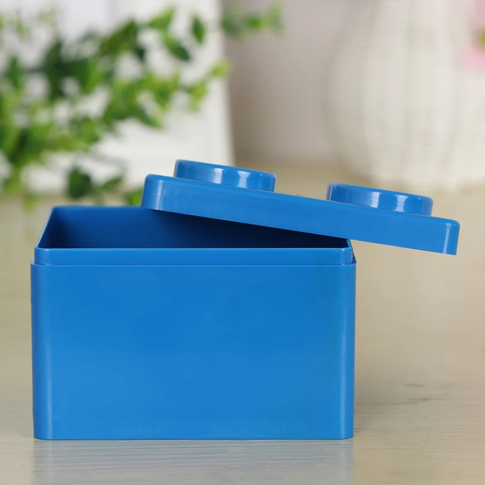 boîtes rangement couleur moderne stockage organisation jouets bleu vert rouge jaune six boutons plateau