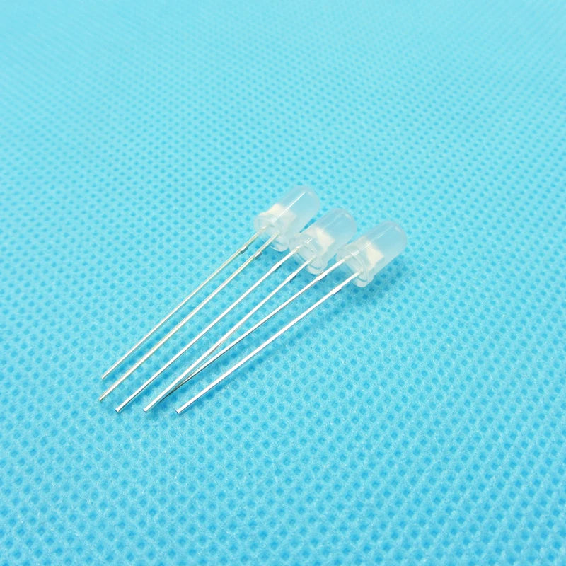 diodes led rouges diffuses 5mm ultra lumineuses kit 100 bricolage électronique