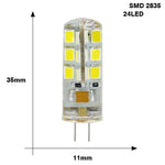 Ampoule LED G4 SMD 2835 21W blanc chaud 360° modernes 50000h