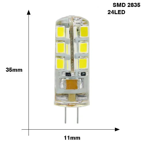 Ampoule LED G4 SMD 2835 21W blanc chaud 360° modernes 50000h