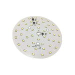 plaque led rectangulaire blanc mat diodes smd 48 18w 6000k moderne 120mm