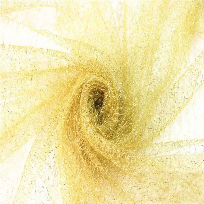 tulle polyester brillant translucide élégant or violet rose blanc marron vert matériaux bricolage décoration