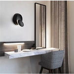 lampe murale led moderne blanc noir réglable cuisine chambre salle manger