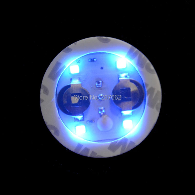 sous verres led camouflage moderne adhésifs diodes couleur blanc rouge bleu vert mariage halloween