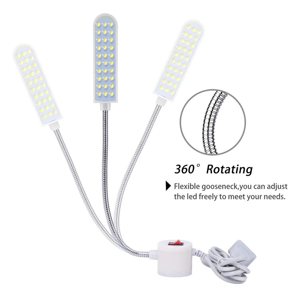 lampe led flexible aimantée industrielle 360 réglable blanc moderne minimaliste