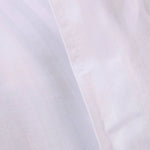 drap plat coton blanc rayures fines maison classique opacité 120x160cm 160x230cm