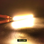ruban lumineux orange jaune blanc moderne adhésif 1000lm 10w led 12v lisse opaqué 50000h