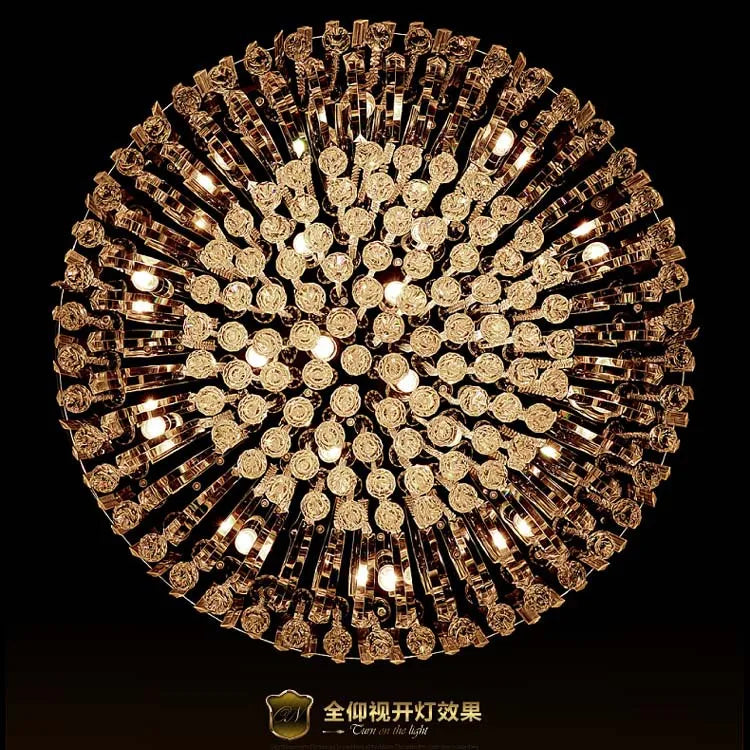 lustre or violet cristaux transparent decoration luxueux strass inclusion top