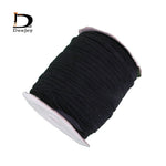ruban élastique texturé noir blanc satiné largeur 3/8 pouces décoration diy artisanal extensible polyester