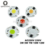source lumineuse led 10w 12w blanc froid jaune vert rouge moderne technologique circulaire connecteurs