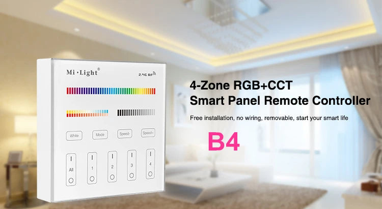 Spot LED moderne blanc récepteur contrôle étanche 6w 12w 15w wifi