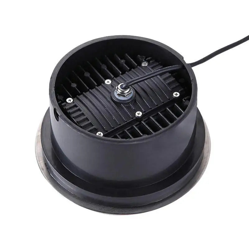 Spot LED argent noir ip68 étanche moderne grille refroidissement câble inclusextérieururgence