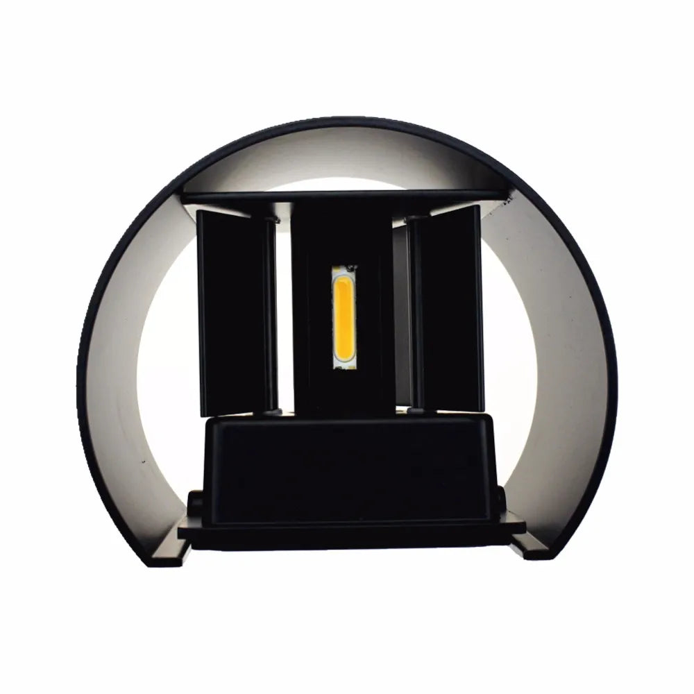 applique murale extérieure ip65 led motion sensor noir blanc contemporaine autoinstallation 10cmx10cm