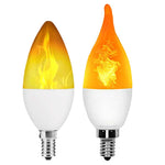 ampoule led effet flamme blanc orange moderne e14 e27 b22 5w modes scintillement décoration
